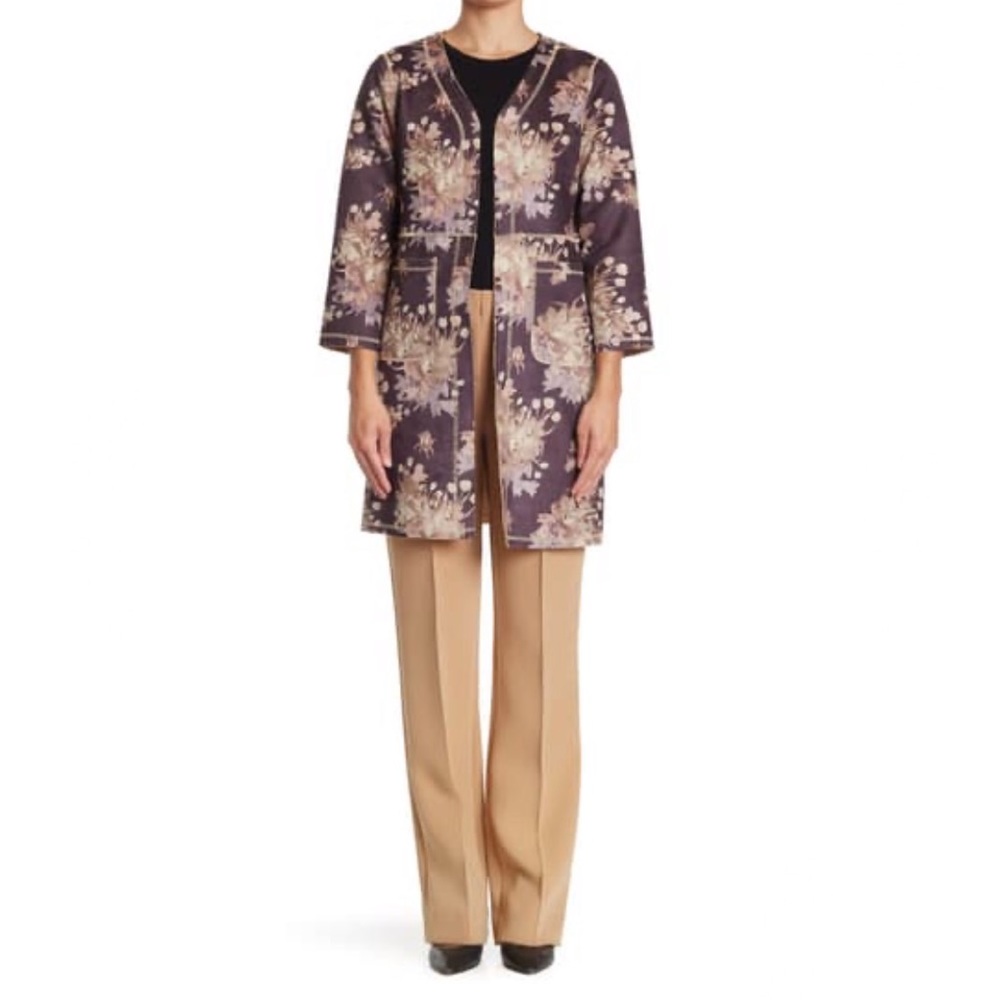Chelsea & Theodore Printed Faux Suede Jacket - Picture 2 of 6